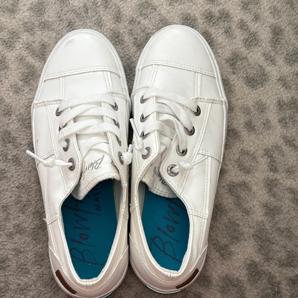White Leather Sneakers